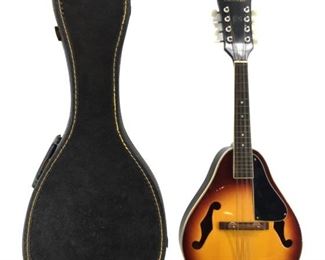 Vintage Concerto Teardrop Style Mandolin & Case