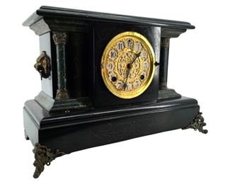Vintage Wooden Victorian Style Mantle Clock
