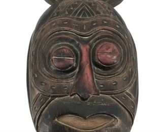 Vintage Hand Crafted Indonesian Art Mask
