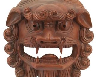 Carved Japanese Netsuke Mask