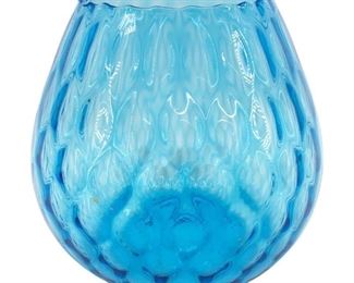 Vintage Italian Blue Art Vase
