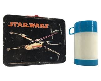 1977 Star Wars Thermos Lunchbox and Bottle