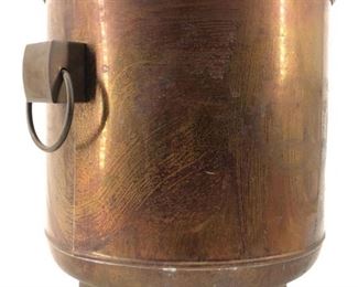 Vintage Brass Farmhouse Planter Pot