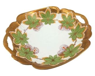 Hand Painted French Limoges Porcelain Dish
