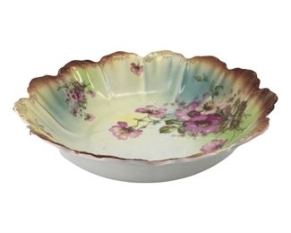 Vintage Porcelain Floral RC Bavaria Bowl
