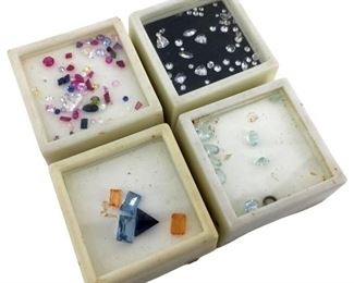 4pc. Cased Semi Precious Stone Collection
