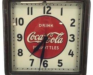 Vintage Light Up Coca Cola Wall Clock