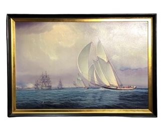 James E. Butterworth Ocean Landscape Giclee Print