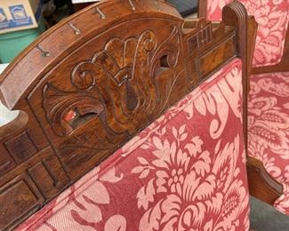 Details on Settee set