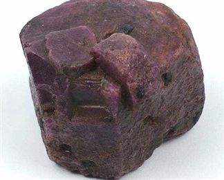 Extra Large Raw Red Ruby Crystal, India