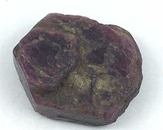 Raw Red Ruby Crystal, India