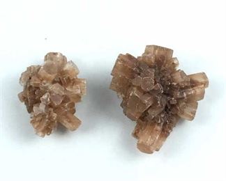 (2) Unusual Aragonite Crystal, Morocco