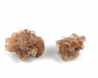 (2) Unusual Aragonite Crystal, Morocco