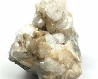 Apophyllite Crystal w/ Peach Stilbite, India