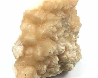 Peach Stilbite Cluster w/ Green Apophyllite