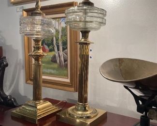 Converted Oil Lamps