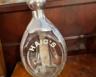 Sterling Silver Haig's Decanter