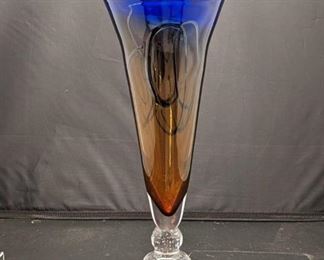 Gary Zack Blown Glass Vase