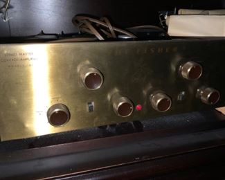 The Fisher x -101 Integrated amp.  Works and has original Telefunken Fisher and Vintage Sylvania tubes!