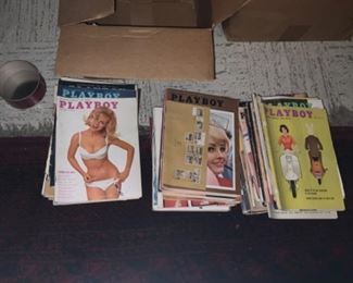 Hundreds of  Playboy Magazines …. Primarily 1960s… some 1950s