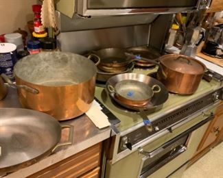 Tons of copper cookware