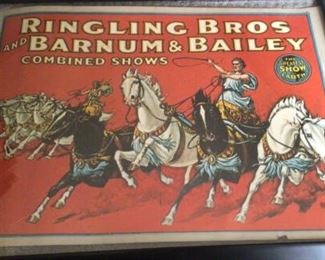 Original Ringling Brothers poster
