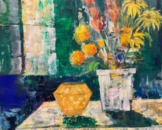 SGD Nancy Sweder Still Life Impressionist Painting
