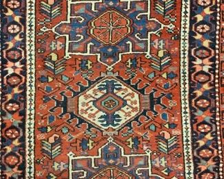 Vintage Handmade Turkish Wool Area Rug
