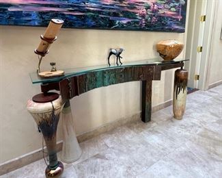 ONE OF A KIND CONSOLE TABLE