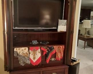 Sony Bravia in Thomasville Armoire