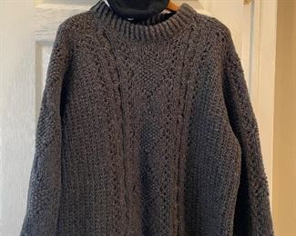 Hand knot wool fisherman’s sweater