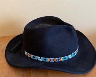 Pendleton felt hat with beaded band