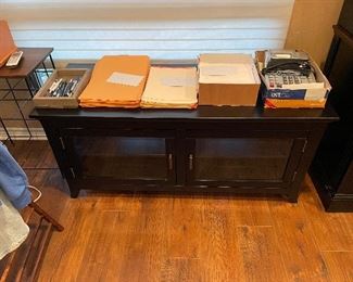 Office supplies 
TV stand
