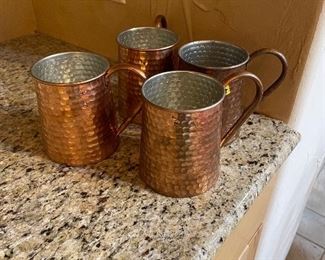 Moscow Mule mug set