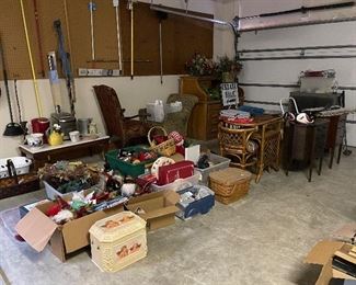 Garage full of items