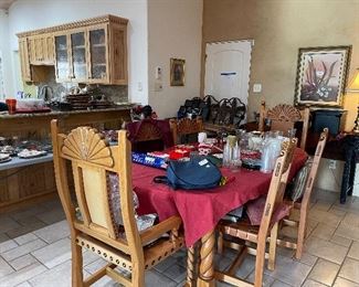 Dining room table & chairs