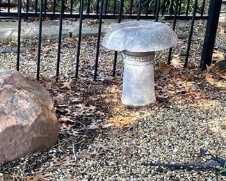 Small mushroom sculpture