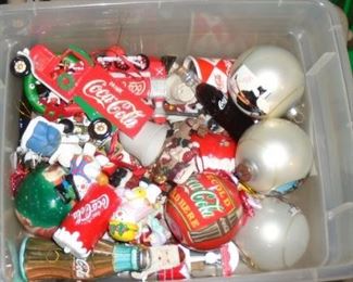 COCA COLA ORNAMENTS