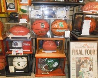 AUTOGRAPHED BALLS HATS ECT