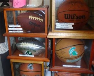 AUTOGRAPHED FOOTBALLS