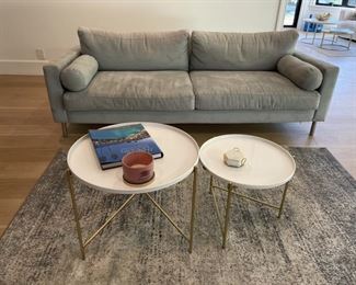 Very soft velvet couch