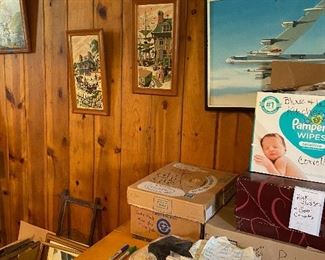 ANTIQUE VINTAGE PAINT BY NUMBERS