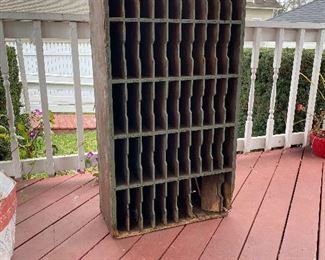 ANTIQUE VERTICLA FILE CABINET