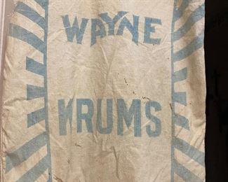 WAYNE KRUMS SEED BAG