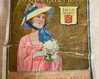 ANTIQUE BRIDESMAID BEDSPREAD WITH ORIGINAL TAG