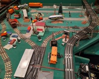 Lionel trains and tracks.