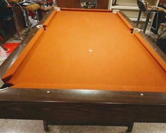 Mid century 1960s Sears and Roebuck pool table.