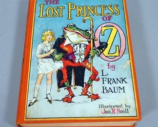 The Lost Princess Of Oz By L. Frank Baum, 1st Edition (c. 1940 printing) By The Reilly & Lee Co., Illustrations By John R. Neill