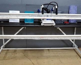 Start-Right 96" Queen Size Machine Quilting Frame, With Instructions, Laser Light Printed Pattern, Pattern Perfect Stylus, 3 Cloth Leaders, And More