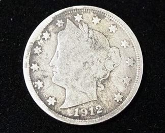 Mercury Dimes, Qty 12, Buffalo Nickels, Qty 5, Barber Nickel, Qty 1, And Wheat Pennies, Qty 12